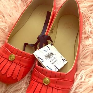 Janie and Jack summer shoes coral size 1